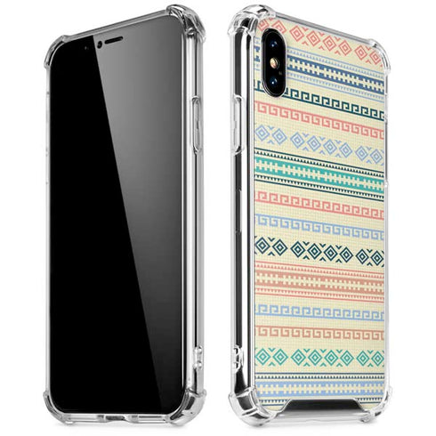 Summer Pattern iPhone XS Max Clear Case